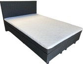 Complete boxspring Babette - 140x200 - Incl. pocketvering matras - Antraciet