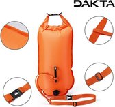 Dakta® Zwemboei | Drybag | Boei Zwemmen Open Water | Openwaterzwemmen | Oranje