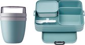 Mepal – Lunch pot + Bento Lunch box Take a Break – Nordic green - Tasse muesli pratique à emporter - Lunch box pour adultes