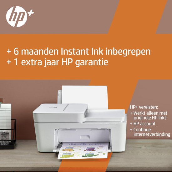 HP DeskJet Plus 4110e - All-in-One Printer - geschikt voor Instant Ink - HP