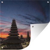 Affiche jardin - Temple Pura Besakih à Bali - 100x100 cm - XXL