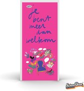 ScheurDeur - Meer dan welkom (roze)