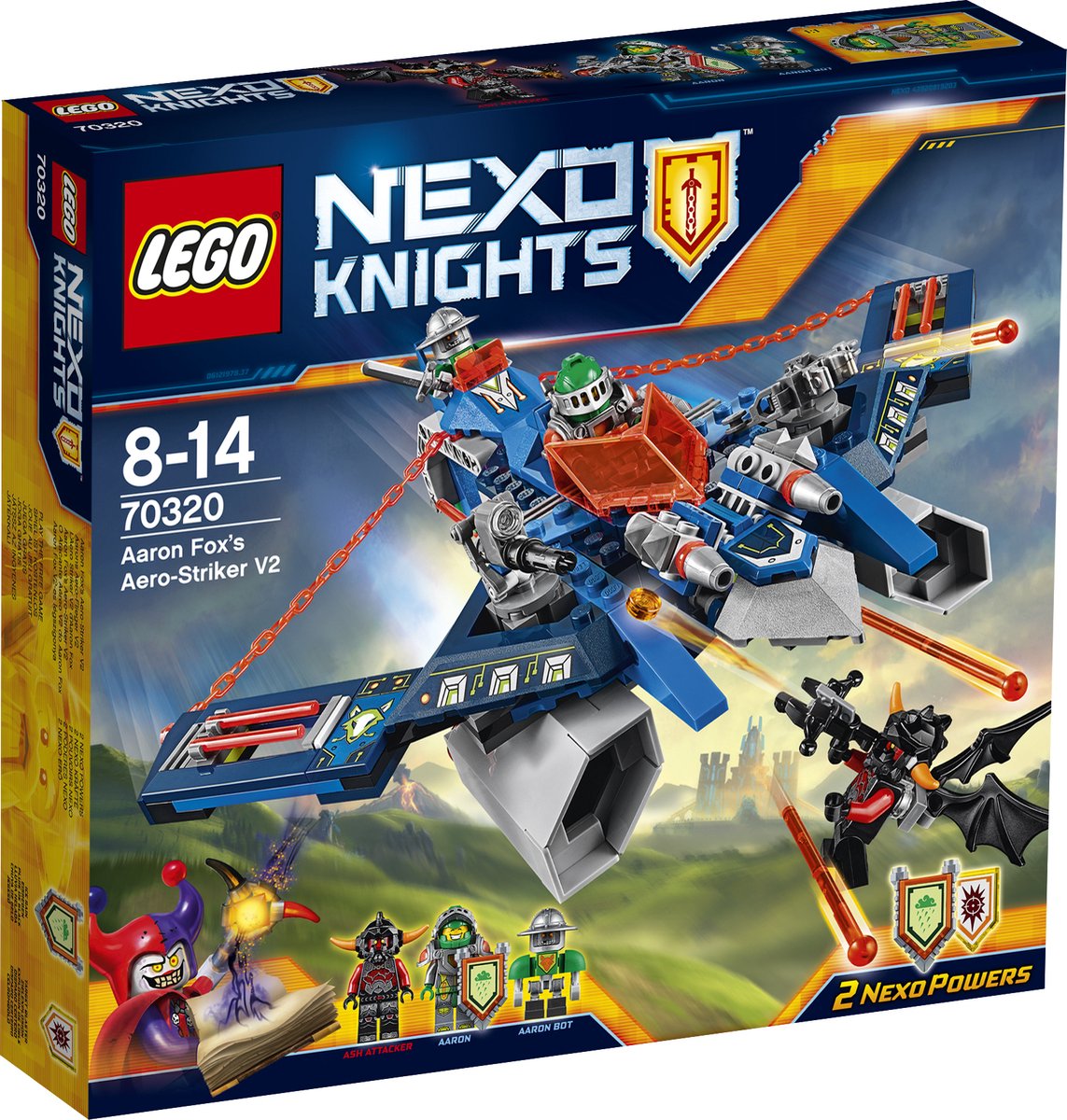 LEGO NEXO KNIGHTS Aaron Fox's aerojager V2 70320