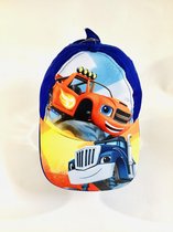 Blaze cap - Blaze en de Monsterwielen - blauw - maat 48-51 cm (1-4 jaar)