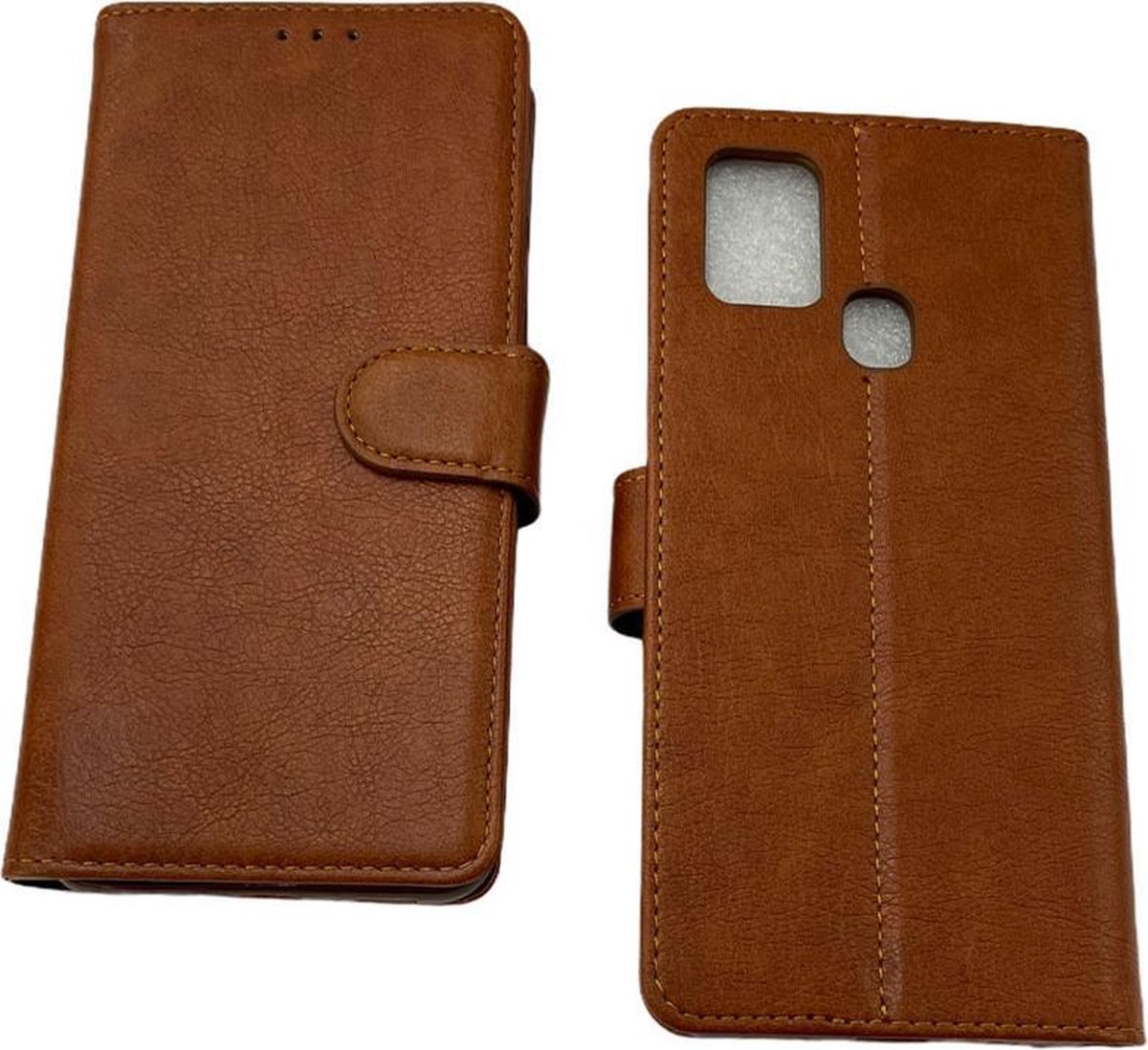 ZKl Telecom Telefoonhoesje - Book Case - Geschikt Voor Samsung Galaxy A21s - Bruin