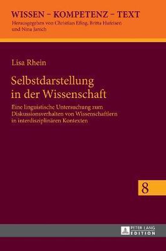 Selbstdarstellung in der Wissenschaft - cover