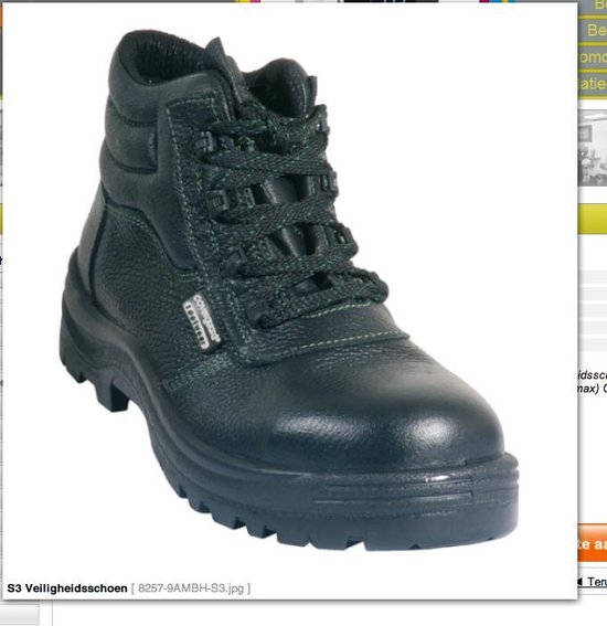 Chaussures de travail professionnelle Chaussures Protection Chaussures sans Acier Capuchon si 36-47 cuir 205ob 