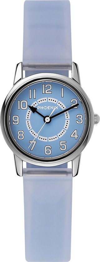 Phoenix  PX067453001 Horloge - Siliconen - Blauw - Ø 27 mm