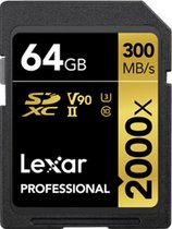 Lexar 2.0 SDXC Professional UHS-II 2000x 64GB