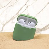 Green Soft AirPods Case - AirPods Case - AirPods 1 en 2 - Groen - Soft