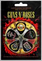 Guns N' Roses - Bullet Logo Plectrum - Set van 5 - Multicolours