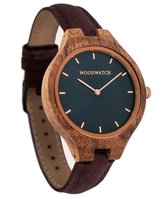 De officiële WoodWatch | Marine Rose Hickory | Houten horloge dames