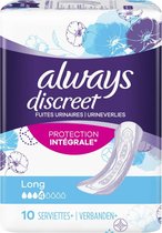 Always Discreet Incontinent medium Pad long - Incontinentiepads