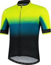 Rogelli Wielershirt KM Horizon Blauw/Fluor-Geel Fluor - Maat 2XL