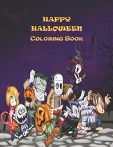 Happy Halloween Coloring Book