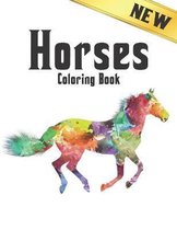 Coloring Book New Horses