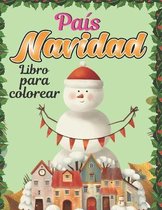 Pais Navidad Libro para colorear