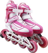 Atipick Inlineskates Verstelbaar Aluminium/pu Roze Mt 32-35