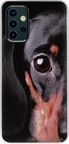 - ADEL Siliconen Back Cover Softcase Hoesje Geschikt voor Samsung Galaxy A32 - Teckel Hond