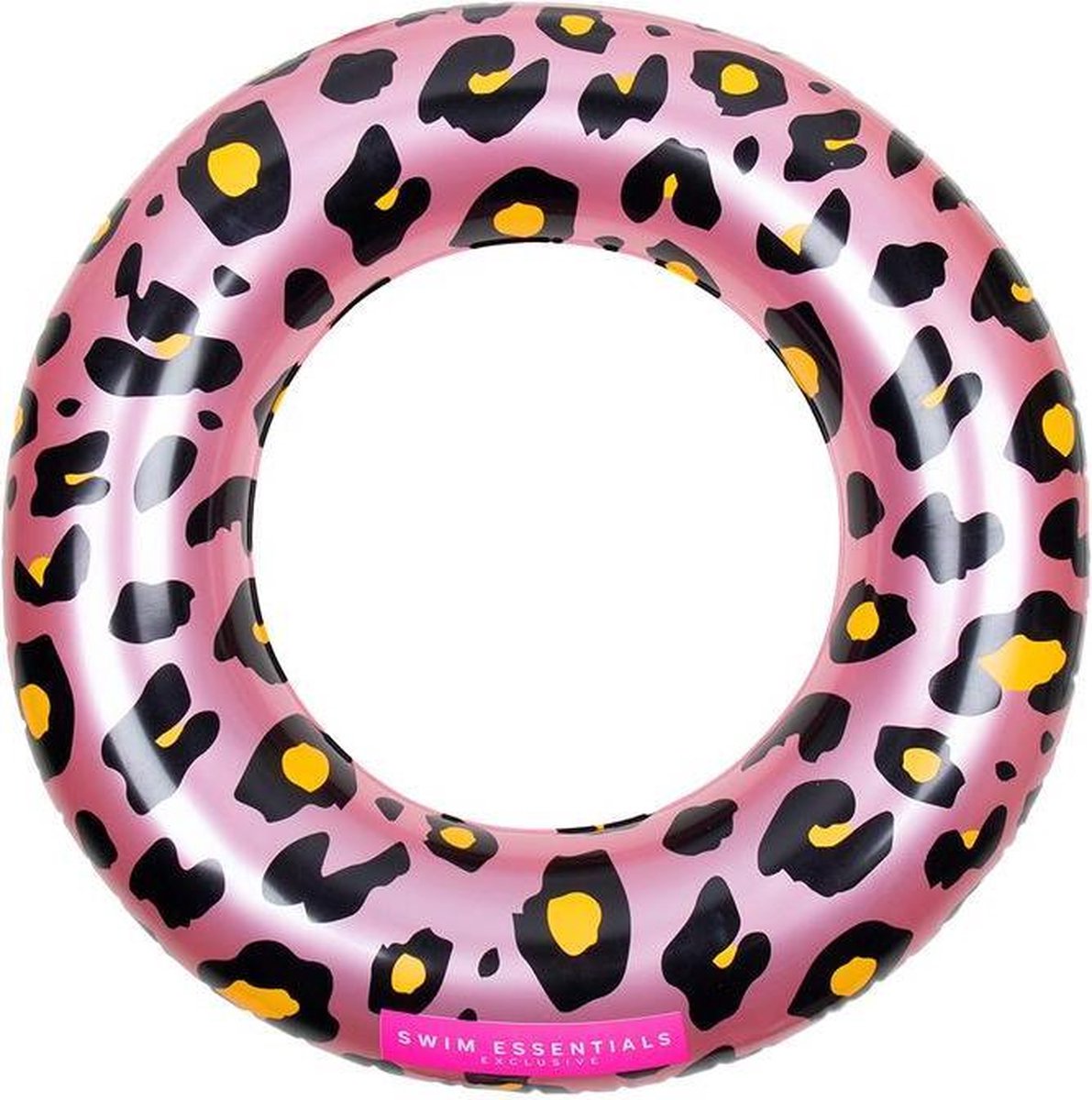 Swim Essentials Zwemband - roze - zwart- 90cm panter