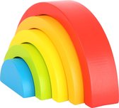 Houten regenboog blokken - Speelgoed vanaf 1 jaar