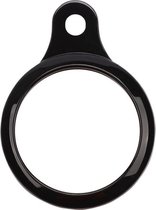 Apple AirTag Hoesje - Mobigear - Keychain Ring Serie - TPU Sleutelhanger - Zwart - Hoesje Geschikt Voor Apple AirTag