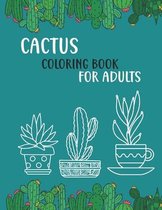 Cactus Coloring Book For Adults