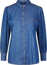 PIECES PCMIMI LS SHIRT PUFF SLEEVE-BI Medium Blue Denim
Dames Shirt - Maat M