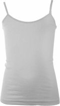 HL-tricot meisjes hemd - 128 - Wit