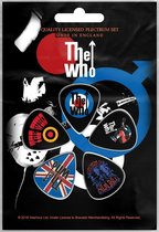 The Who Plectrum Pete Townsend Set van 5 Multicolours