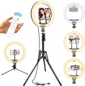 PIXMY - Ringlamp 12 inch – Touch Panel - Ringlamp met statief – TikTok Lamp - Selfie Light - Ring Light - RingLight - RL12TOUCH