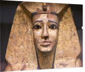 Sphinx op zwarte achtergrond - Foto op Plexiglas - 60 x 40 cm
