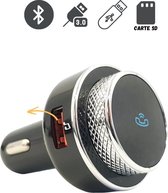 Streetiz Fm transmitter Bluetooth - Lader - Carkit - Autoradio - Bluetooth Audio Receiver - Transmetteur FM