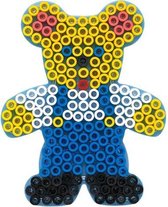 Hama MAXI BEER / TEDDYBEER / KNUFFEL BEERTJE strijkkralen vormpje / figuur / grondplaat voor extra grote maxi strijkparels (strijkkralenbordje / legbordje dier groot) cadeau idee v