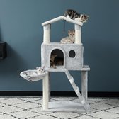 Huisdier Krabpaal Toren Condo Huis Krabpaal Speelgoed voor Kat Kitten Kat Springen Speelgoed met Ladder Spelen Boom AMT0083GY