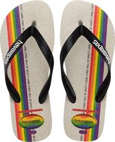 Havaianas Top Pride Unisex Slippers - Black/Black - Maat 45/46