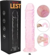 TipsToys Realistische Dildo met Zuignap - Ø 5 cm Clitoris Dildo's Seksspeeltjes voor vrouwen Roze