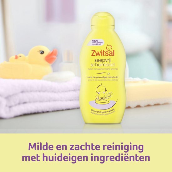 6x Zwitsal Zeepvrij Schuimbad 200 ml van Merkloos — afbeelding 3