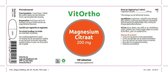 VitOrtho Magnesium Citraat 200 mg - 100 tabletten - Mineralen - Voedingssupplement