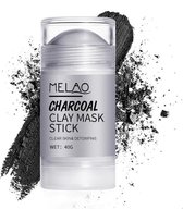 Charcoal - Clay Mask Stick - Huidverzorging - Gezichtsmasker - Natuurlijke producten - Verzorgend - Verkoelend - Houtskool - Hydraterend – Black head verwijderen – Acne -Mee-eters