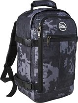 CabinMax Metz Reistas – Handbagage 20L – Rugzak – Schooltas - 40x25x20 cm – Compact Backpack – Lichtgewicht – Camo