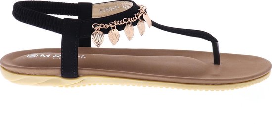 Mrch Label Marg Sandalen Dames - Slippers - Zomerschoenen - zwart | bol.com