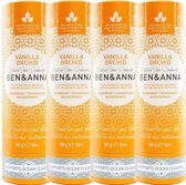 Ben & Anna Natural Stick Deodorant - Vanilla Orchid - 60 gram - 4 pak