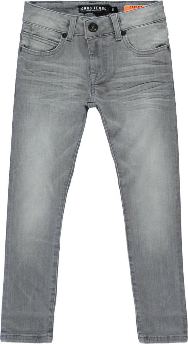 Cars Jeans Jeans Davis Jr. Skinny Fit - Jongens - Grey Used - (maat: 116)