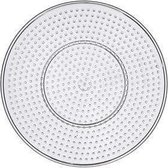 Onderplaat, d: 15 cm, transparant, grote cirkel, 1stuk