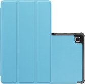 Hoesje Geschikt voor Samsung Galaxy Tab A7 Lite Hoesje Case Hard Cover Hoes Book Case - Lichtblauw