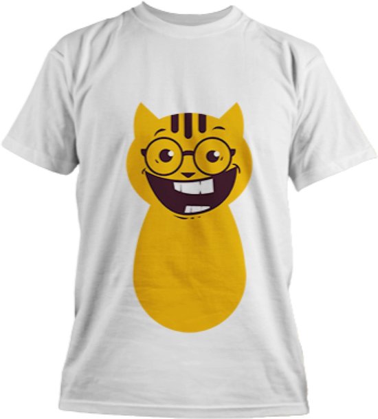 Funny Cat T-Shirt Heren / Dames - Perfect Cadeau Shirt - grappige Spreuken,  Zinnen,... | bol.com