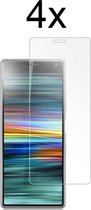 Sony Xperia 10 Screenprotector - Beschermglas Sony Xperia 10 Screen Protector Glas - 4 stuks