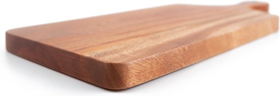 Khaya - houten snijplank met handvat - voor hakken, snijden en serveren van hapjes
