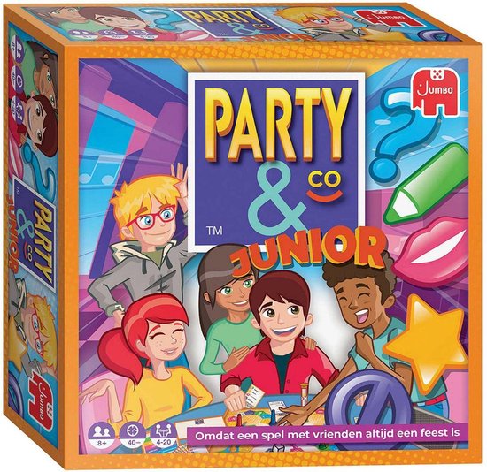 Gezelschapsspel: Party & Co Junior - Kinderspel (Herziene versie), uitgegeven door Jumbo
